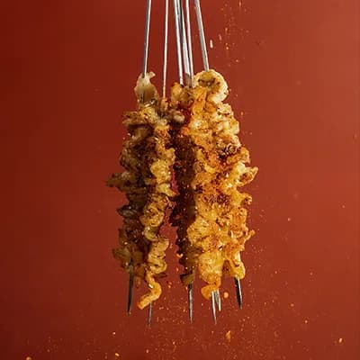 Charcoal skewers
